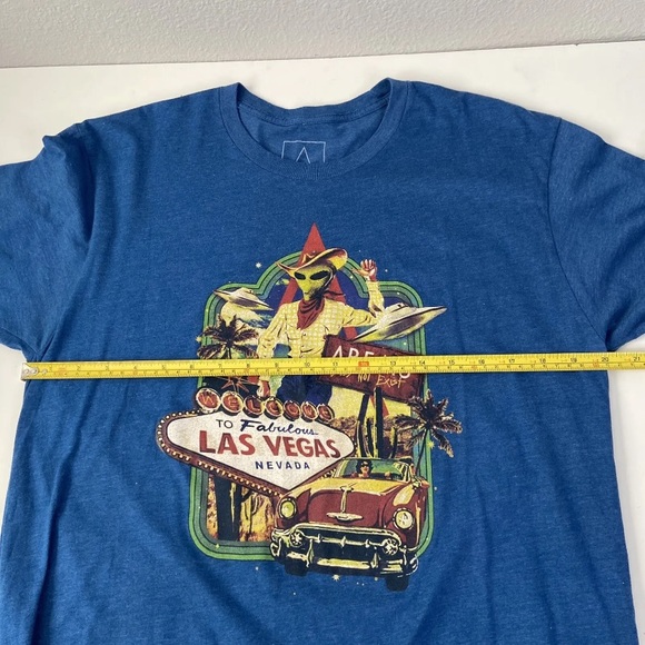 Area 15 | Short Sleeve Blue Shirt Size L - Picture 7 of 8